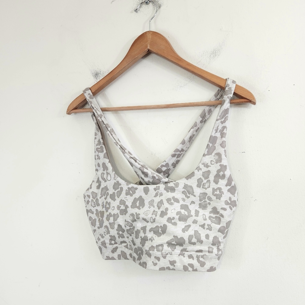 Gap fit leopard print sports Bra